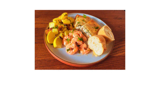 Filo-Wrapped Sea Bass with Lemon, White Wine & Chives