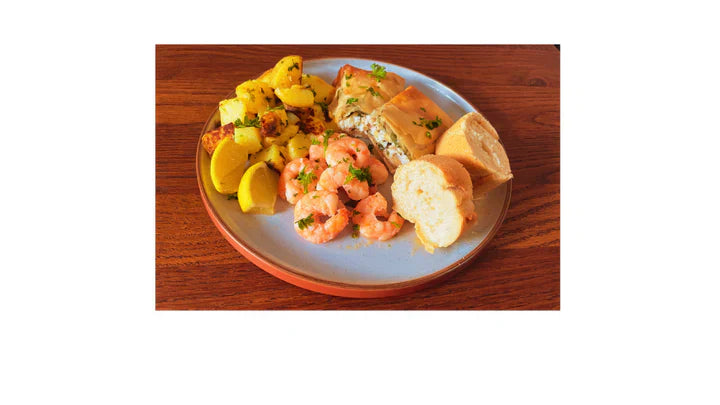 Filo-Wrapped Sea Bass with Lemon, White Wine & Chives